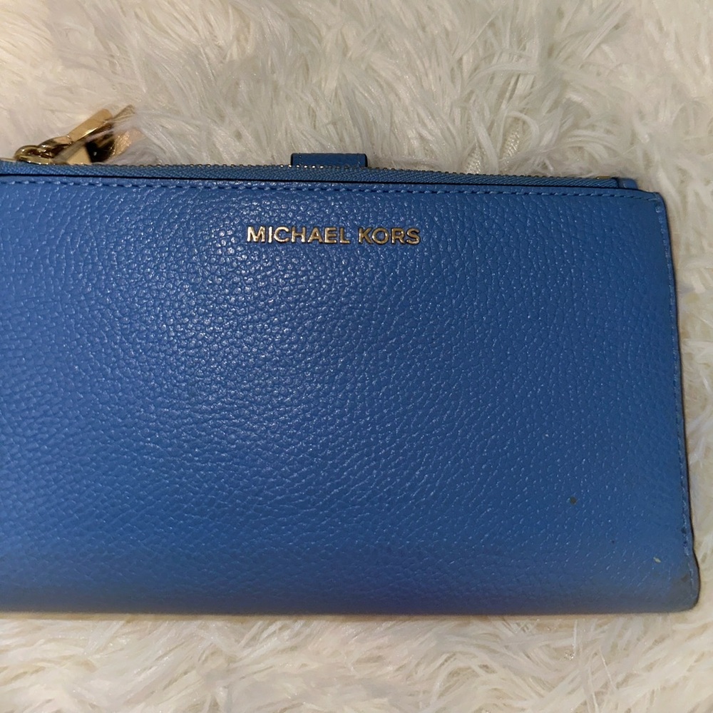 Michael Kors Jet Set Travel Large Double-Zip Wristlet Phone Wallet